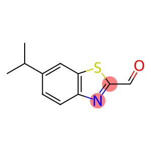 2-Benzothiazolecarboxaldehyde, 6-(1-methylethyl)-