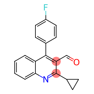4-(4-FLUOROPHENYL)-2-(CYCLOPROPYL)-3-QUINOLINECARBOXALDEHYDE