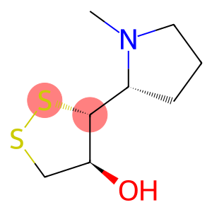 (3R)-3α-[(2R)-1-Methyl-2β-pyrrolidinyl]-1,2-dithiolan-4α-ol