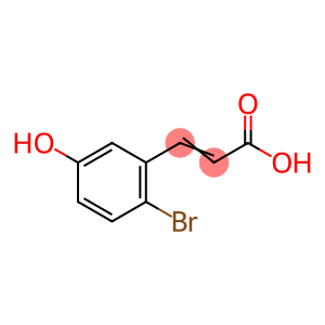 2-Propenoic acid, 3-(2-bromo-5-hydroxyphenyl)-