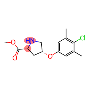 METHYL (2S,4S)-4-(4-CHLORO-3,5-DIMETHYLPHENOXY)-2-PYRROLIDINECARBOXYLATE
