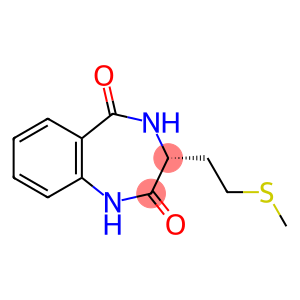 (3R)-3-[2-(methylsulfanyl)ethyl]-2,3,4,5-tetrahydro-1H-1,4-benzodiazepine-2,5-dione
