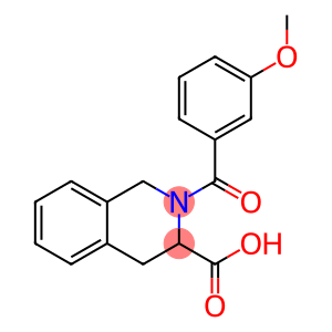 2-(3-甲氧苯甲酰基)-3,4-二氢-1H-异喹啉-3-甲酸