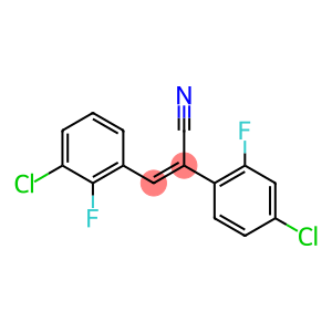 3-(3-Chloro-2-fluorophenyl)-2-(4-chloro-2-fluorophenyl)acrylonitrile