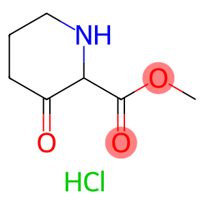 2-Piperidinecarboxylic acid, 3-oxo-, methyl ester, hydrochloride (1:1)