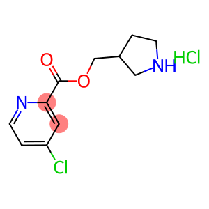 PYRROLIDIN-3-YLMETHYL 4-CHLOROPICOLINATE HYDROCHLORIDE