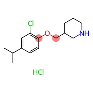 3-[(2-chloro-4-propan-2-ylphenoxy)methyl]piperidine