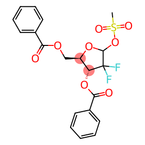 2-Deoxy-2,2-difluoro-3,5-dibenzoyl-D-ribofuranose-1-methanesulfonate