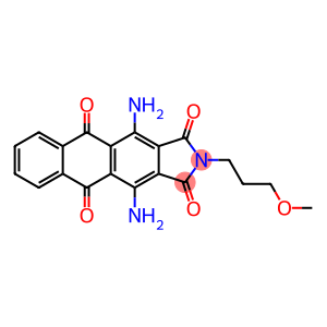 4,11-diamino-2-(3-methoxypropyl)-1H-naphtho[2,3-f]isoindole-1,3,5,10(2H)-tetrone