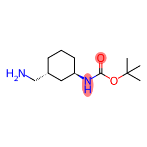 Carbamic acid, N-[(1R,3R)-3-(aminomethyl)cyclohexyl]-, 1,1-dimethylethyl ester, rel-