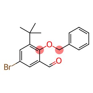 2-(benzyloxy)-5-bromo-3-(tert-butyl)benzaldehyde