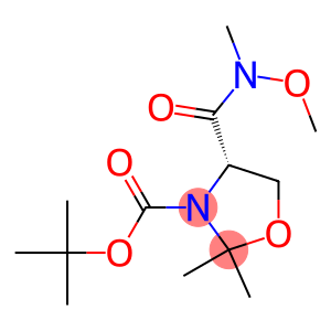 tert-butyl (4S)-4-(methoxy-methyl-carbamoyl)-2,2-dimethyl-oxazolidine-3-carboxylate