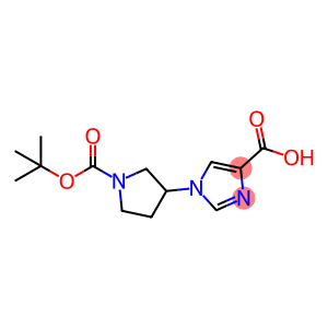 1-[1-[(2-methylpropan-2-yl)oxycarbonyl]pyrrolidin-3-yl]imidazole-4-carboxylic acid