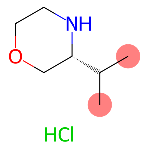 Morpholine, 3-(1-methylethyl)-, hydrochloride, (3R)-