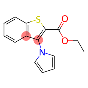 Benzo[b]thiophene-2-carboxylic acid, 3-(1H-pyrrol-1-yl)-, ethyl ester