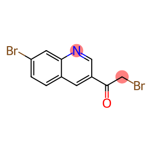 2-bromo-1-(7-bromoquinolin-3-yl)ethanone