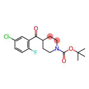 1-Piperidinecarboxylic acid, 4-(5-chloro-2-fluorobenzoyl)-, 1,1-dimethylethyl ester
