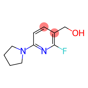 3-Pyridinemethanol, 2-fluoro-6-(1-pyrrolidinyl)-