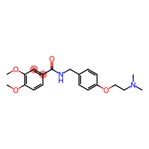 N-[[4-(2-dimethylaminoethyloxy)phenyl]methyl]-3,4-dimethoxy-benzamide