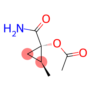 Cyclopropanecarboxamide, 1-(acetyloxy)-2-methyl-, cis- (9CI)