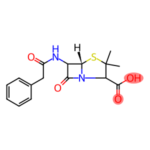 (5S)-3,3-dimethyl-7-oxo-6-[(2-phenylacetyl)amino]-4-thia-1-azabicyclo[3.2.0]heptane-2-carboxylic acid
