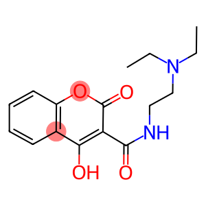 N-(2-diethylaminoethyl)-2-hydroxy-4-oxochromene-3-carboxamide