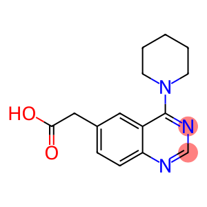 2-[4-(1-哌啶基)-6-喹唑啉]乙酸