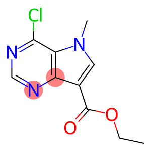 Ethyl 4-chloro-5-methyl-pyrrolo[3,2-d]pyrimidine-7-carboxylate