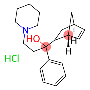 1-bicycloheptenyl-1-phenyl-3-piperidinopropanol-1hydrochloride