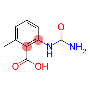 Benzoic acid, 2-[(aminocarbonyl)amino]-6-methyl- (9CI)