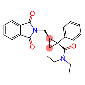 (1S,2R)-2-((1,3-dioxoisoindolin-2-yl)methyl)-N,N-diethyl-1-phenylcyclopropane-1-carboxamide