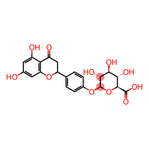 β-D-Glucopyranosiduronic acid, 4-(3,4-dihydro-5,7-dihydroxy-4-oxo-2H-1-benzopyran-2-yl)phenyl