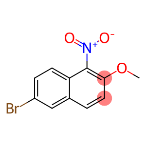 Naphthalene, 6-bromo-2-methoxy-1-nitro-