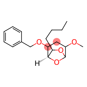 6,8-Dioxabicyclo3.2.1octane, 7-butyl-4-methoxy-2-(phenylmethoxy)-, 1S-(endo,endo,endo)-