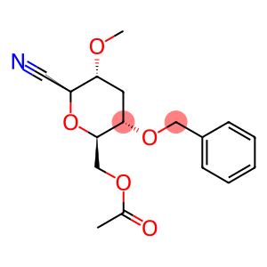 D-allo-Heptononitrile, 2,6-anhydro-4-deoxy-3-O-methyl-5-O-(phenylmethyl)-, 7-acetate