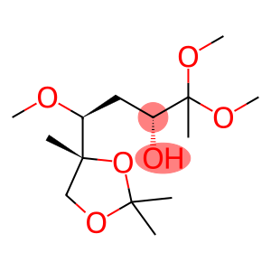 arabino-2-Heptulose, 1,4-dideoxy-6-C-methyl-5-O-methyl-6,7-O-(1-methylethylidene)-, dimethyl acetal (9CI)