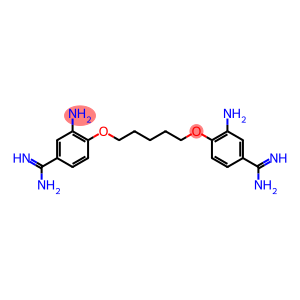 3-amino-4-[5-(2-amino-4-carbamimidoyl-phenoxy)pentoxy]benzenecarboximi damide