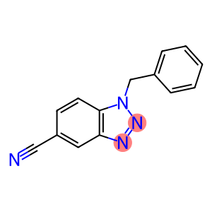 1-benzyl-1H-benzotriazole-5-carbonitrile