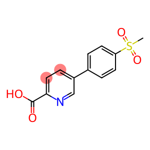 2-Pyridinecarboxylic acid, 5-[4-(methylsulfonyl)phenyl]-