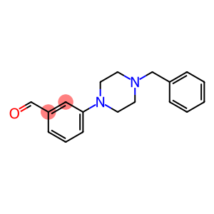 Benzaldehyde, 3-[4-(phenylmethyl)-1-piperazinyl]-