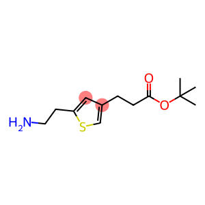 tert-Butyl 3-5-(2-amino-ethyl)-thiophen-3-yl-propiote