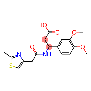 Benzenepropanoic acid, 3,4-dimethoxy-β-[[2-(2-methyl-4-thiazolyl)acetyl]amino]-
