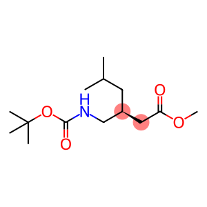 Hexanoic acid, 3-[[[(1,1-dimethylethoxy)carbonyl]amino]methyl]-5-methyl-, methyl ester, (3S)-