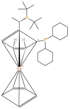 (S)-1-[(RP)-2-(二环己基)二茂铁]乙基二叔丁基膦