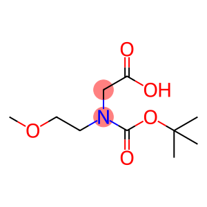2-[2-methoxyethyl-[(2-methylpropan-2-yl)oxycarbonyl]amino]acetic acid