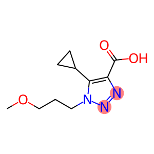 1H-1,2,3-Triazole-4-carboxylic acid, 5-cyclopropyl-1-(3-methoxypropyl)-