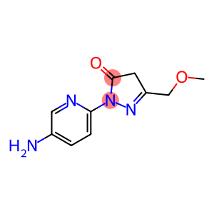 3H-Pyrazol-3-one, 2-(5-amino-2-pyridinyl)-2,4-dihydro-5-(methoxymethyl)-