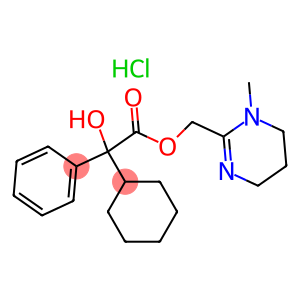 (1,4,5,6-Tetrahydro-1-methyl-2-pyrimidinyl)methyl alpha-phenylcyclohexaneglycolate monohydrochloride