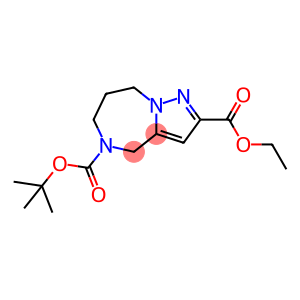 5-叔-丁基 2-乙基 7,8-二氢-4H-吡唑并[1,5-A][1,4]二氮杂卓-2,5(6H)-二甲酸基酯