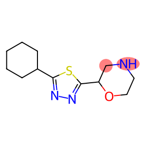 2-(5-cyclohexyl-1,3,4-thiadiazol-2-yl)morpholine